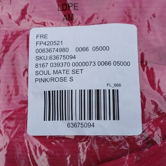 **HP**Nwt Free People Intimately Soul Mate Set - Picture 13 of 13